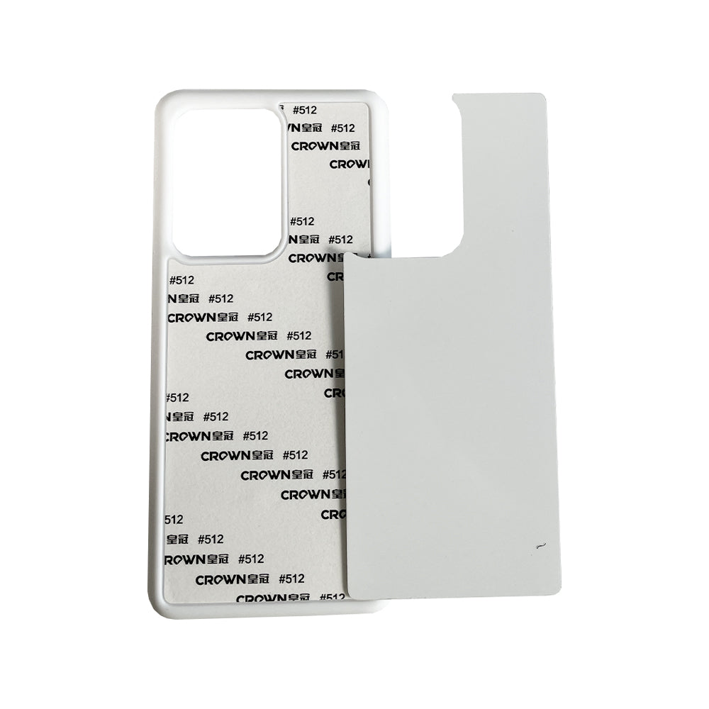 Galaxy S20 Ultra Sublimation Phone Case - White Rubber